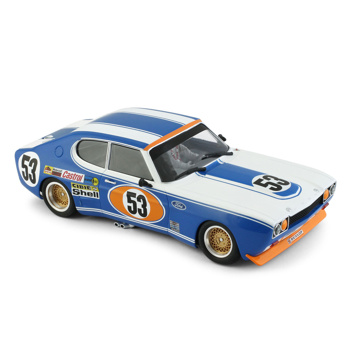 アンダーバース 1/18UV ROTHCHILD RIG BRAMBLE MK8 BRM 1/24 Ford Capri RS2600 No.53 Le Mans 24h 1972 (BRM-187)