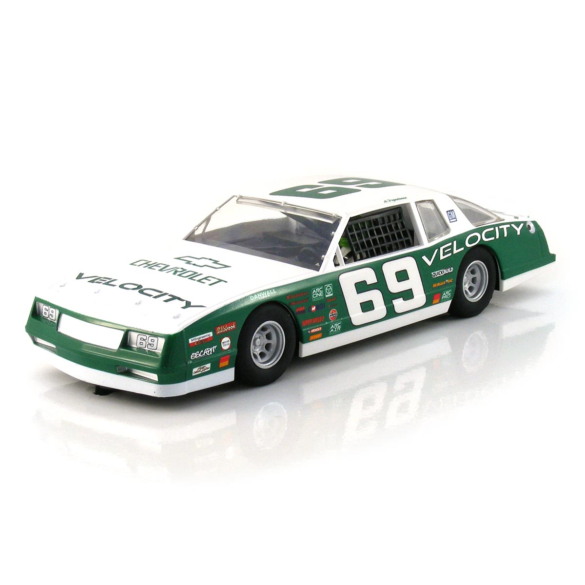 Scalextric C3947 Chevrolet Monte Carlo 1986 No.69 Green Boxed for sale online 