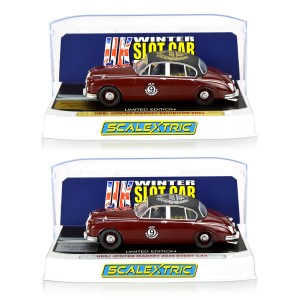 Scalextric Jaguar MK2 UK Winter Slot Car Market 2025 Event & Exhibitor Cars