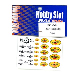 Hobby Slot Decals Penzoil CAL36