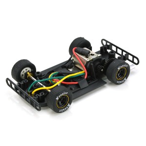 Pioneer RTR Chassis Legends Racers - Black Wheels
