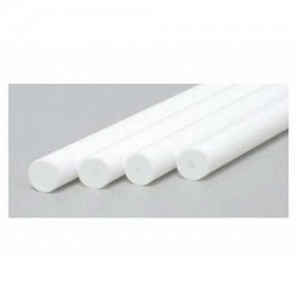 Evergreen Plastic Round Solid Rod 0.125" (3.2mm)
