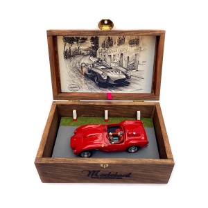 Modelant Ferrari 250 Testa Rossa 1957 - Red Street Car