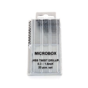 Modelmaker 20 Piece Microbox Drill Set 0.3-1.6mm