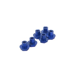 MR Slotcar Aluminium Hex Head T-Nuts 6.5mm x6