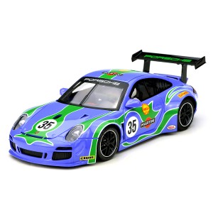 NSR Porsche 997 GT3 No.35 Purple Hippie Psychedelic Livery