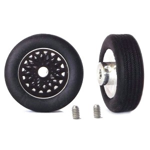 PCS Classic Narrow 14" Alloy Wheels & Tyres with Classic BBS Inserts x2