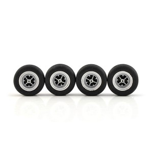 PCS Classic Narrow 14" Alloy Wheels & Tyres 19x6mm with Rostyle Inserts x4