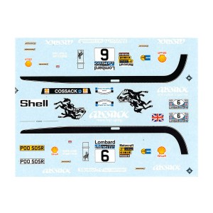 PSR Ford Escort Mk2 No.6 RAC Rally 1976 Decals