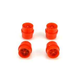 Scalextric Plastic Wheels Wide F1/Saloon Red x4
