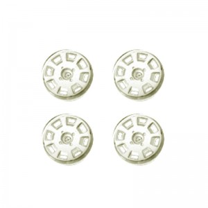 RevoSlot Opel Kadett GT/E Wheel Inserts Unpainted Montecarlo Type