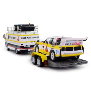 Avant Slot Volkswagen LT45 Service Van with Trailer & No.2 Car