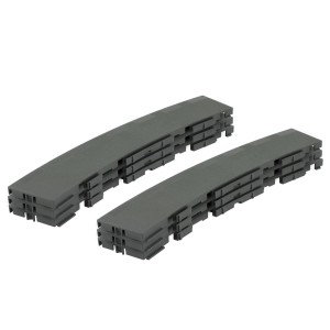 Scaleauto Pro Track Outer Border for R4 11.25° Curve 6pc