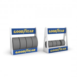 Scaleauto Tyre Rack Goodyear 63x60x20mm