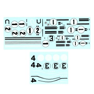 Starfighter Decals 1/32 Ford GT40 MIV Sebring/Le Mans 1967