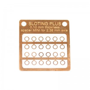 Sloting Plus Spacer 0.10mm Mini Bronze 3/32