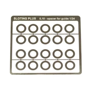 Sloting Plus Spacer 0.10 mm for 1/24 guide