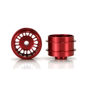 Staffs Aluminium Air Wheels BBS Deep Dish Red 15.8x10mm