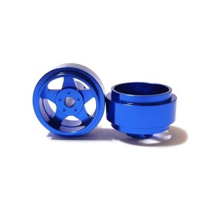 Staffs Aluminium Wheels 5-Spoke Blue 15.8x8.5mm