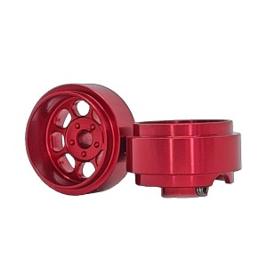 Staffs Aluminium Wheels Classic Deep Dish Red 15.8x8.5mm