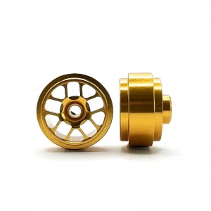 Staffs Aluminium Wheels Hyper Gold 15.8x8.5mm