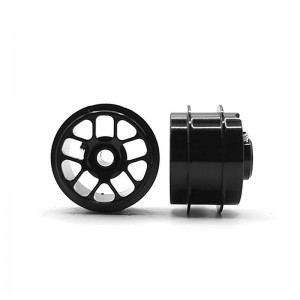 Staffs Aluminium Air Wheels Hyper Deep Dish Black 16.9x10mm