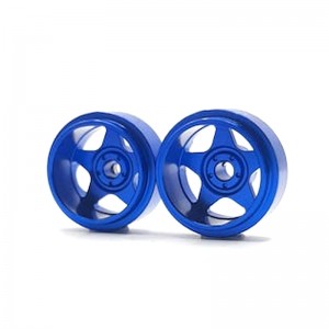 Staffs Aluminium Wheels 5-Spoke Deep Dish Blue 15.8x8.5mm