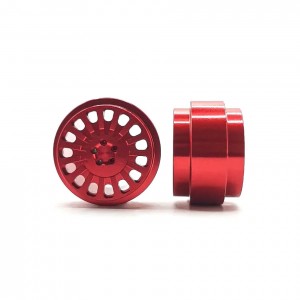 Staffs Aluminium Wheels OZ Style Red 15.8x10mm