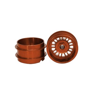Staffs Aluminium Air Wheels BBS Orange Deep Dish 16.9x10mm