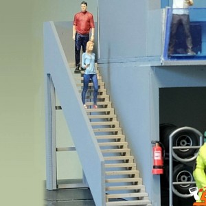 Slot Track Scenics Single Stairs