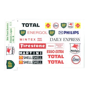 Slot Track Scenics Classic Logos Kit B STS-CLB