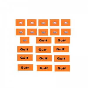 Slot Track Scenics Classic Pit Crew Decals - Gulf
