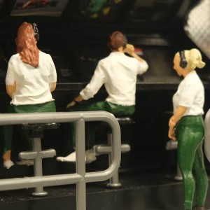 Slot Track Scenics Timing Stand Crew - Pack D