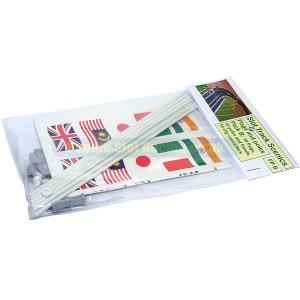 Slot Track Scenics 10 Flags & Poles B STS-FPB