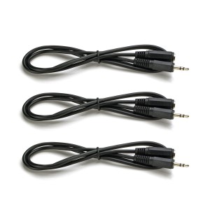 Slot Track Scenics Lighting Extension Cables x3
