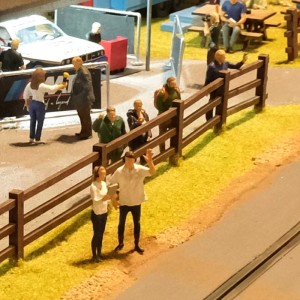 Slot Track Scenics Post and Rail Fence