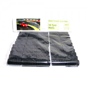 Slot Track Scenics Tyre Wall x10 STS-TW10