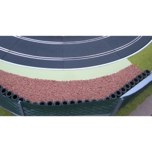 Slot Track Scenics White Lines for Radius 3 Curves x4