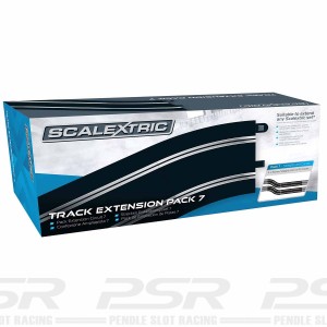 Scalextric Track Extension Pack 7 contains 4x Full Straights & 4x R3 curves