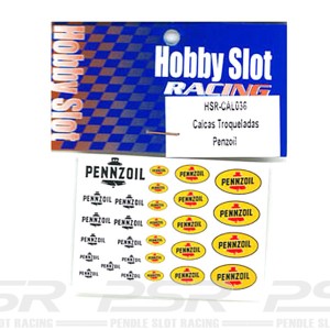 Hobby Slot Decals Penzoil CAL36
