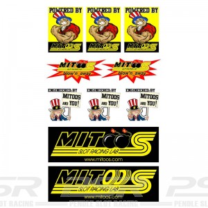 Mitoos Powered Stickers