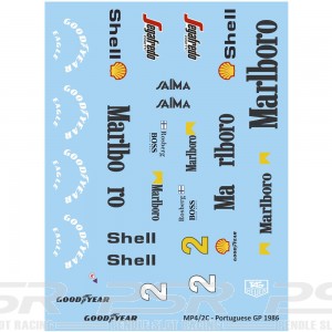 Mitoos McLaren MP4-2C Portuguese GP No.2 Decals