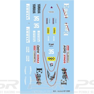 Mitoos Zakspeed 891 British GP No.35 Decals