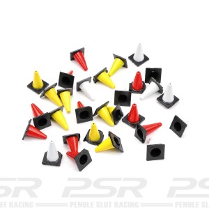 Pioneer Traffic Cones Red/White/Yellow x30