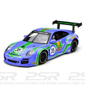 NSR Porsche 997 GT3 No.35 Purple Hippie Psychedelic Livery