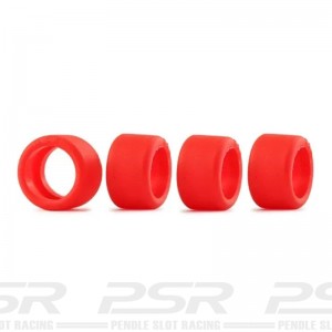 NSR Hypercar RTR Slick Rear Red Tyres 19.2x11.5