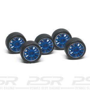 NSR Wheel Inserts 12 Spokes Blue for Ø17 Wheels