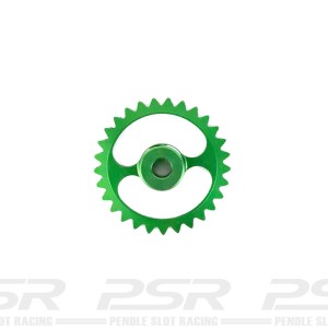 NSR Extralight Ergal Sidewinder Gear 29t 16.8mm Green for Hypercar