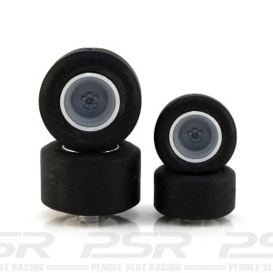 PCS Scalextric Wheels & Tyres with Insert Pack 01a