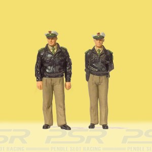 Preiser German Police Officers Green Figure Set